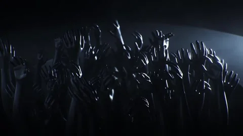Abstract composition - justice in sculptures Stock Footage 292230423