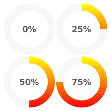 Abstract composition. Loading bar element icon. Creative web design download  Illustrazione stock