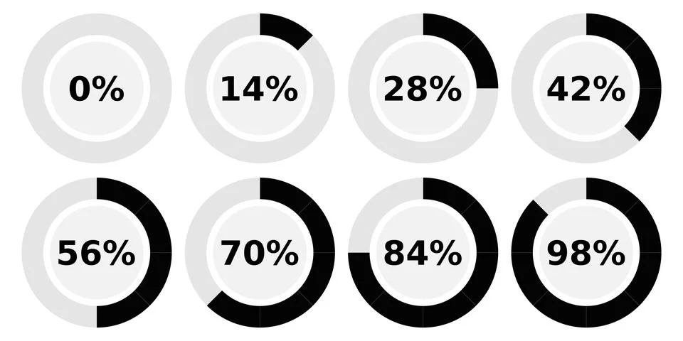 Abstract composition. Loading bar element icon. Creative web design download  Stock Illustration