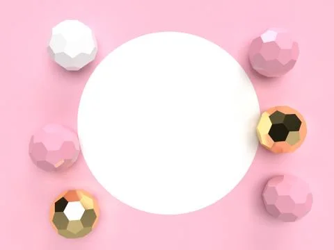 Abstract composition in minimal design Illustrazione stock