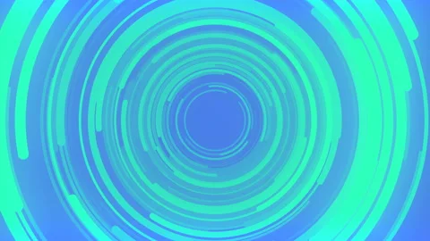 Abstract composition of multicolored circles. 3d render loop animation. 4k UHD Stock Footage 129548587