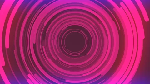 Abstract composition of multicolored circles. 3d rendering loop animation 4k UHD Stock Footage 129548749