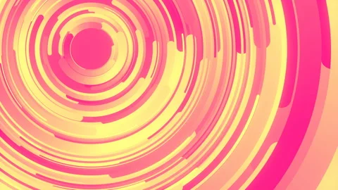 Abstract composition of multicolored circles. 3d rendering loop animation 4k UHD Stock Footage 132261572