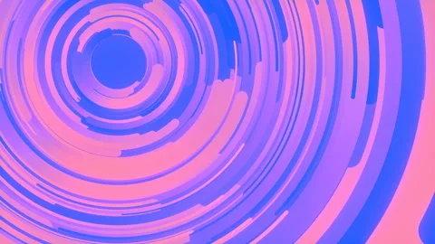 Abstract composition of multicolored circles. 3d rendering loop animation 4k UHD Stock Footage 132261705