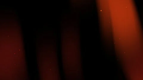 Abstract composition of orange particles against a black backdrop Stock-Footage 327541992