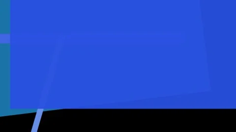 Abstract composition with overlapping blue rectangles and a diagonal line o.. Stock Footage 335430913