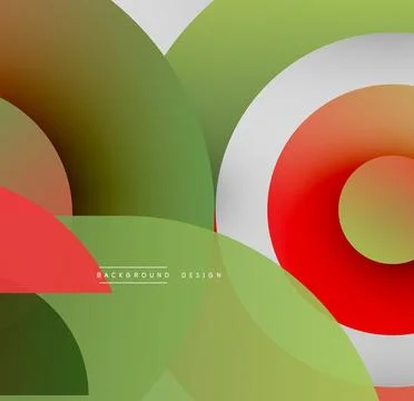 Abstract composition. Overlapping circles, rectangles create dynamic visual 스톡 일러스트