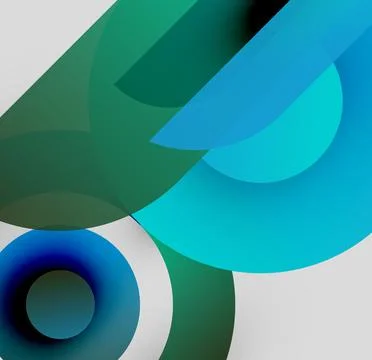 Abstract composition. Overlapping circles, rectangles create dynamic visual イラスト素材