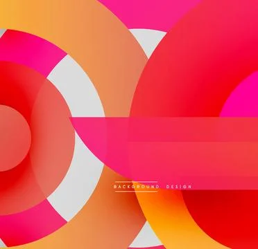 Abstract composition. Overlapping circles, rectangles create dynamic visual イラスト素材