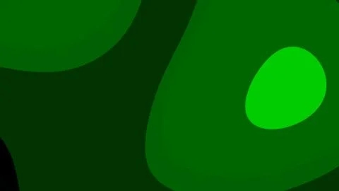 Abstract composition with overlapping dark and bright green shapes and a vivi Illustrazione stock