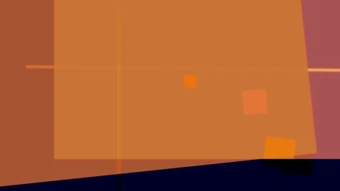Abstract composition with overlapping geometric shapes in warm tones and da.. Stock Footage 335430712