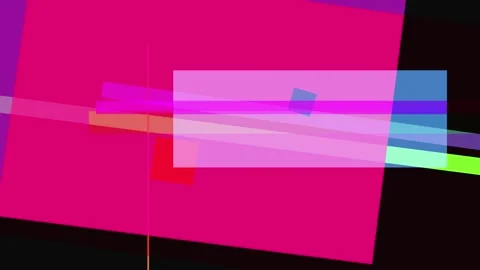 Abstract composition with overlapping pink and purple geometric shapes on a.. Stock Footage 335441369