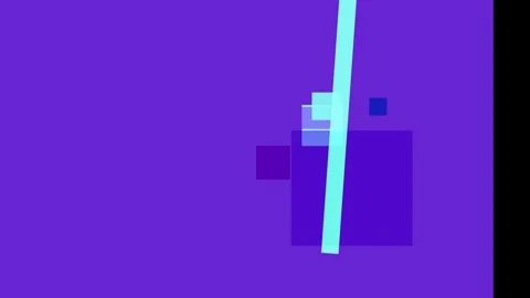 Abstract composition with overlapping purple and blue geometric shapes on a.. Stock Footage 335431032