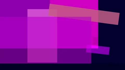 Abstract composition with overlapping rectangles in shades of purple and da.. Stock Footage 335430651