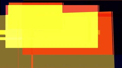 Abstract composition of overlapping rectangles in warm and cool tones again.. Stock Footage 335430644