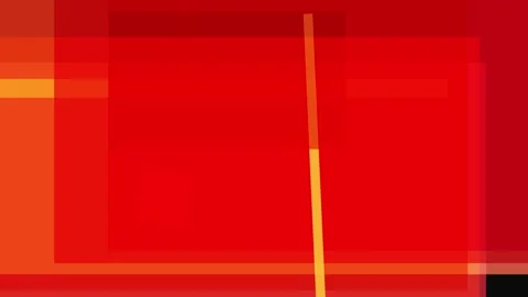 Abstract composition of overlapping red and orange rectangles with a thin y.. Stock Footage 335441340