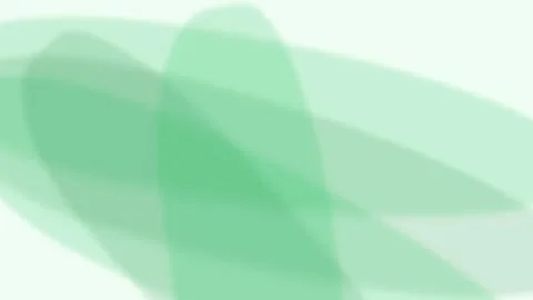 Abstract composition of overlapping soft green semi-transparent oval shapes 库存影片 335117729