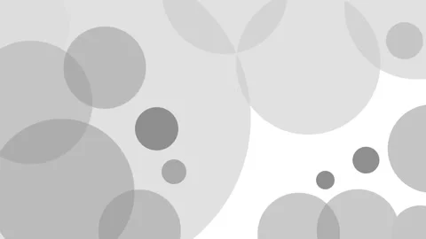Abstract composition of overlapping translucent circles animation Stock Footage 337073080