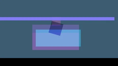 Abstract composition with overlapping translucent geometric shapes in shade.. Stock Footage 335430965