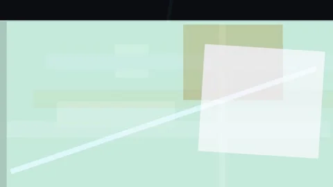 Abstract composition with overlapping translucent geometric shapes in muted.. Stock Footage 335440736