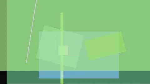 Abstract composition with overlapping translucent green and blue rectangles.. Stock Footage 335431084