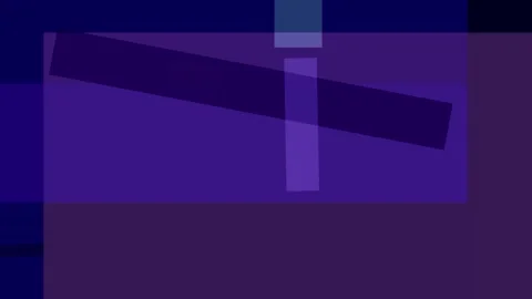 Abstract composition of overlapping translucent purple rectangles and squar.. Stock Footage 335430677