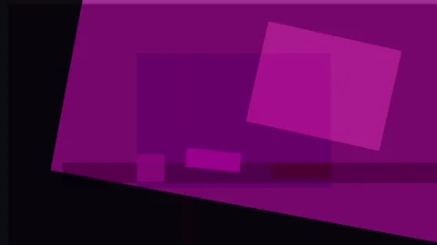 Abstract composition of overlapping translucent purple geometric shapes cre.. Stock Footage 335440676