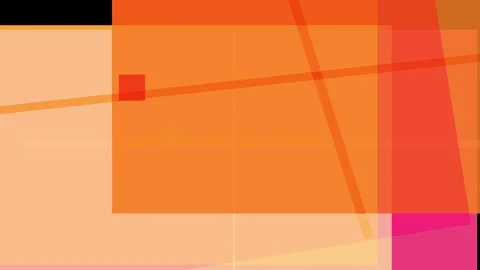 Abstract composition of overlapping translucent rectangles and lines in war.. Stock Footage 335430851