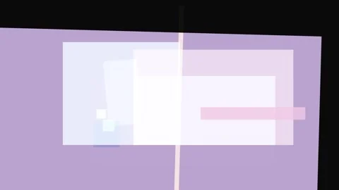 Abstract composition of overlapping translucent rectangles and squares in p.. Stock Footage 335441373