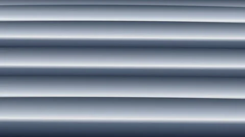 Abstract composition of parallel metallic silver bars against dark background Video stock 335118187