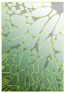 Abstract composition pattern floral theme. Stock Illustration