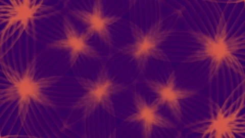 Abstract composition resembling a floral pattern. 3d rendering loop animation Stock Footage 292804158