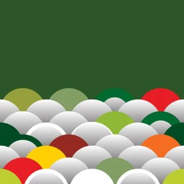 Abstract composition of round elements. scales simple Nature Asian wave circl Stock Illustration