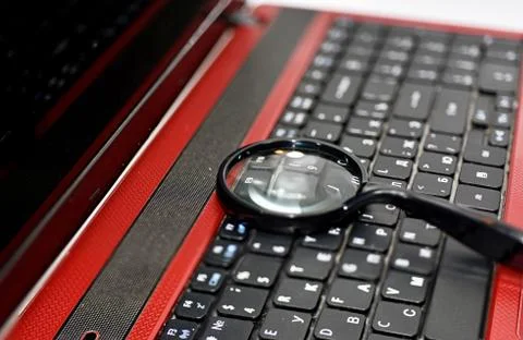 Abstract composition of searching in Internet. Stock Photos