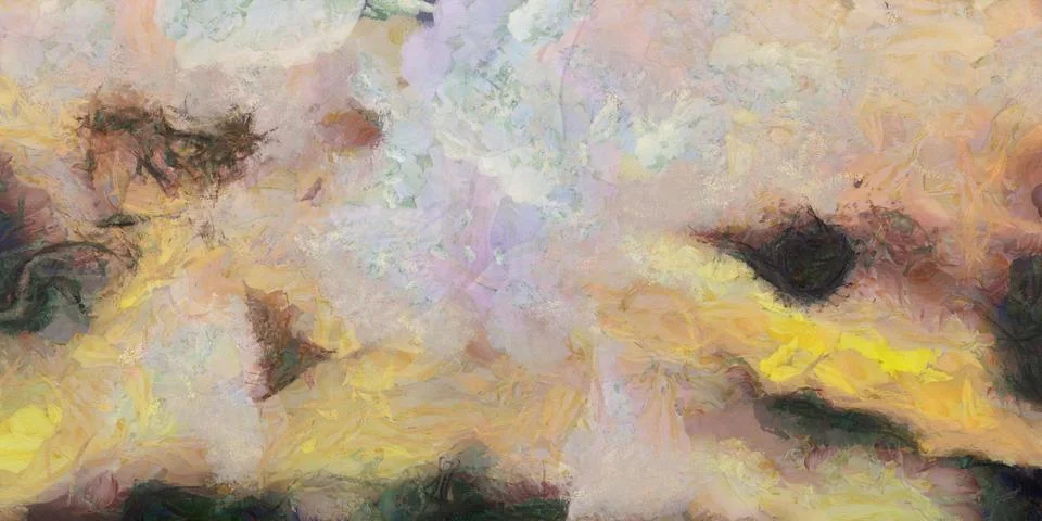 Abstract composition in soft colors Stock Illustration