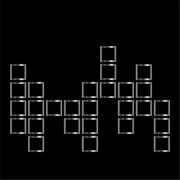 Abstract composition with squares Illustrazione stock