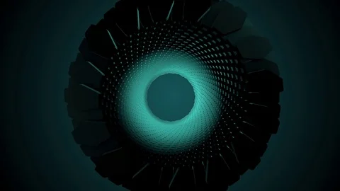 Abstract composition, into the tube. Stock Footage 76797520