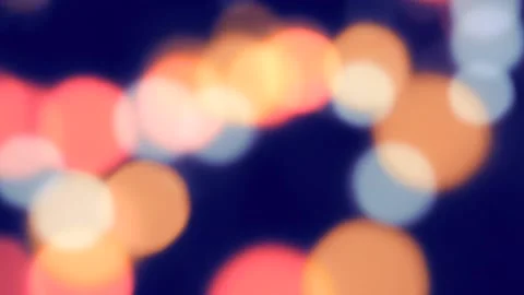 Abstract composition of unfocused colorful lights bokeh in slow motion 스톡 동영상 131877477