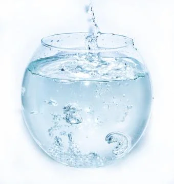 Abstract composition of water. Foto stock