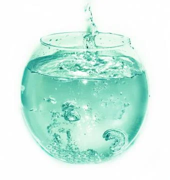 Abstract composition of water. Stock Photos