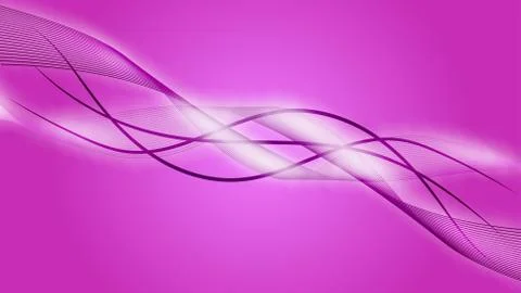 Abstract composition of wavy glowing lines. EPS 10. Stock Illustration