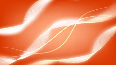 Abstract composition of white lines on a orange background.EPS 10. Stock Illustration