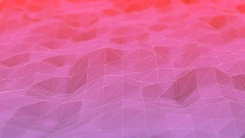 Abstract computational color Polygones background Ilustración de archivo