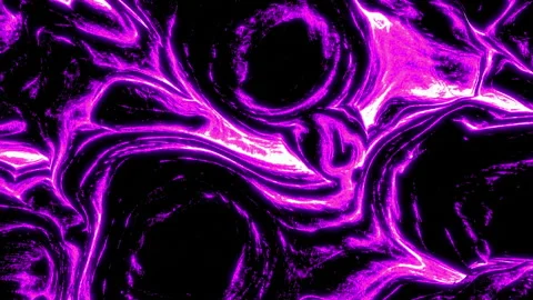 Abstract computer animated fire background simulating a fiery plasma on a black Vidéo 196123015