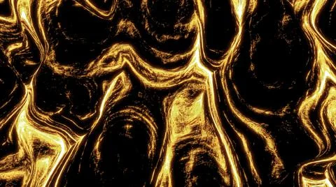 Abstract computer animated fire background simulating a fiery plasma on a black Stock Illustration