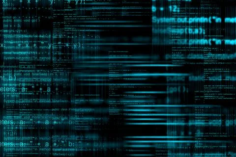 Abstract computer code background Stock Photos