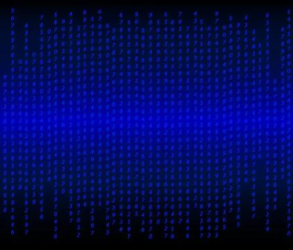 Abstract computer code Stock Illustration