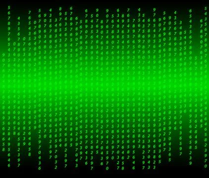 Abstract computer code Stock Illustration