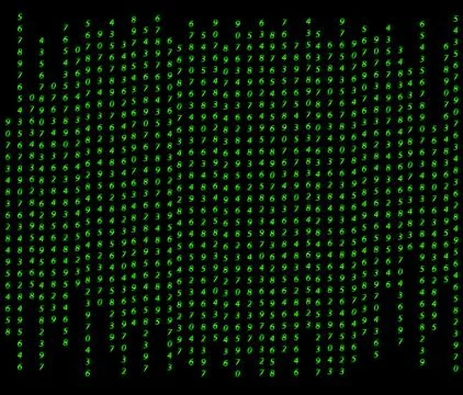 Abstract computer code Stock Illustration