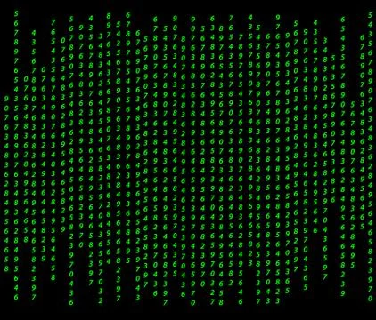 Abstract computer code. Stock Illustration